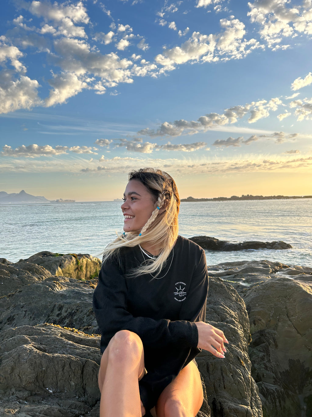 Black Sun and Sea Long Sleeve shirt