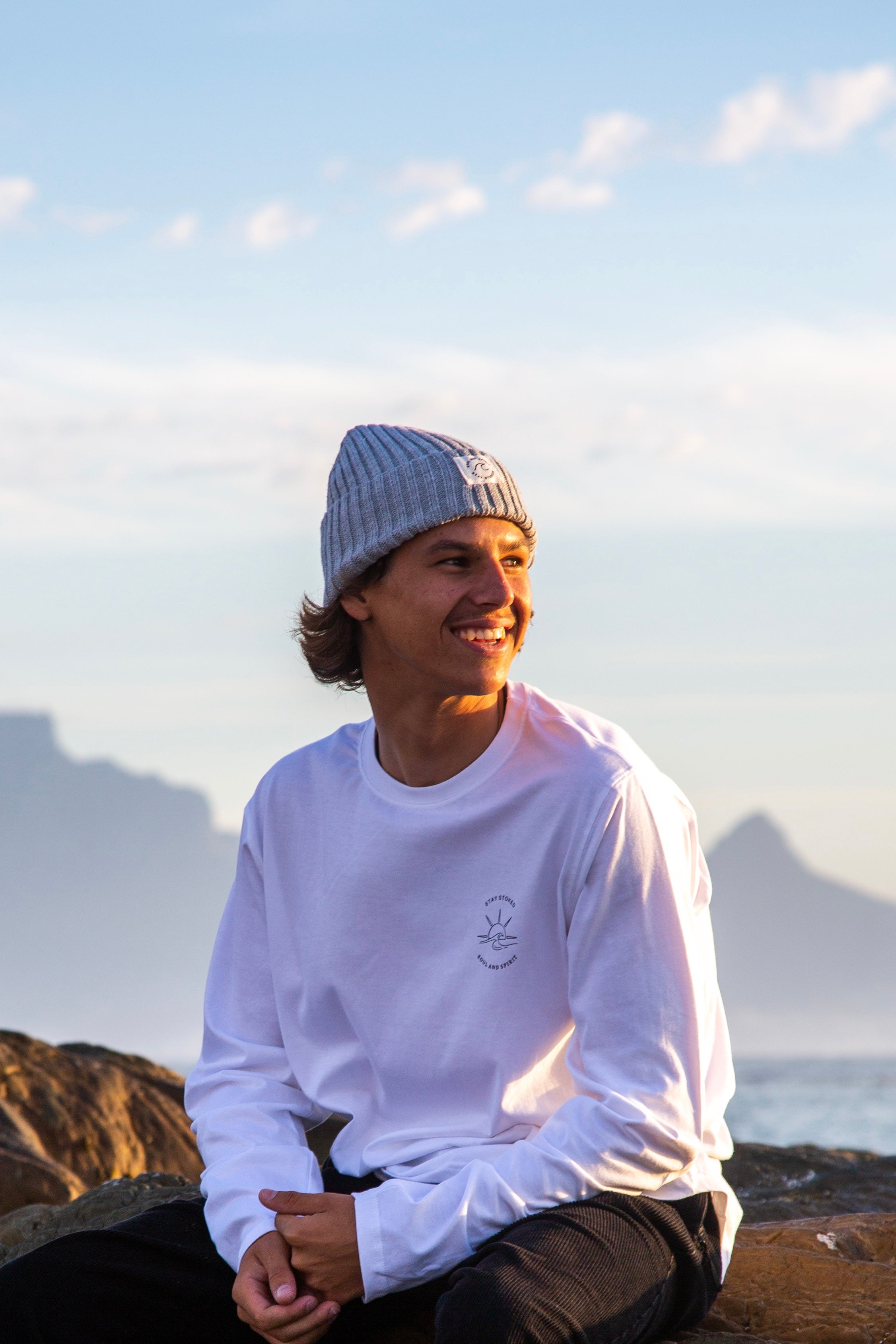 White Sun and Sea Long Sleeve shirt