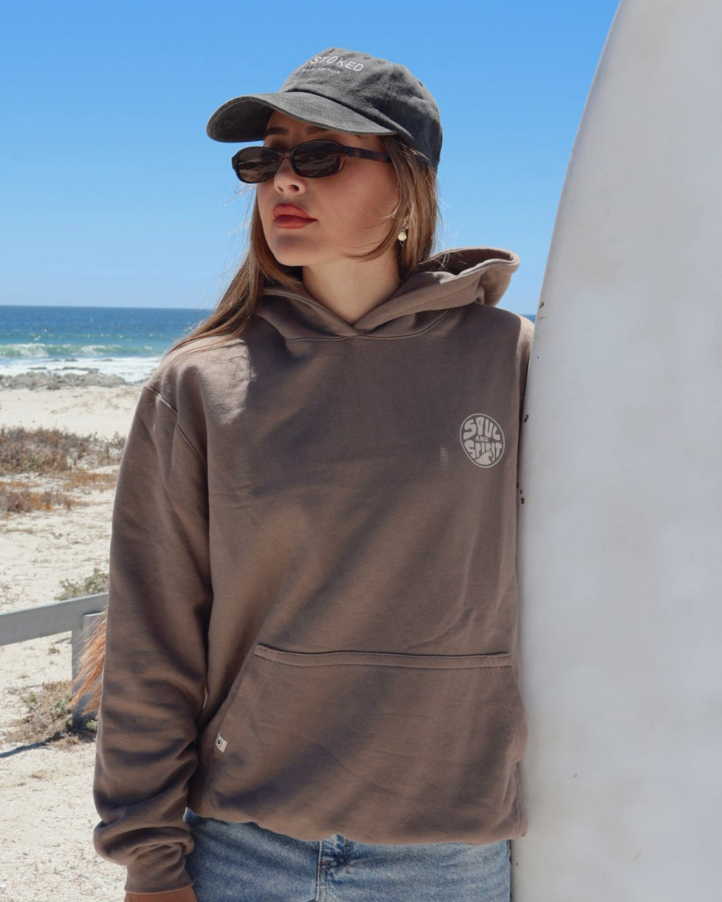 Brown Retro Hoodie