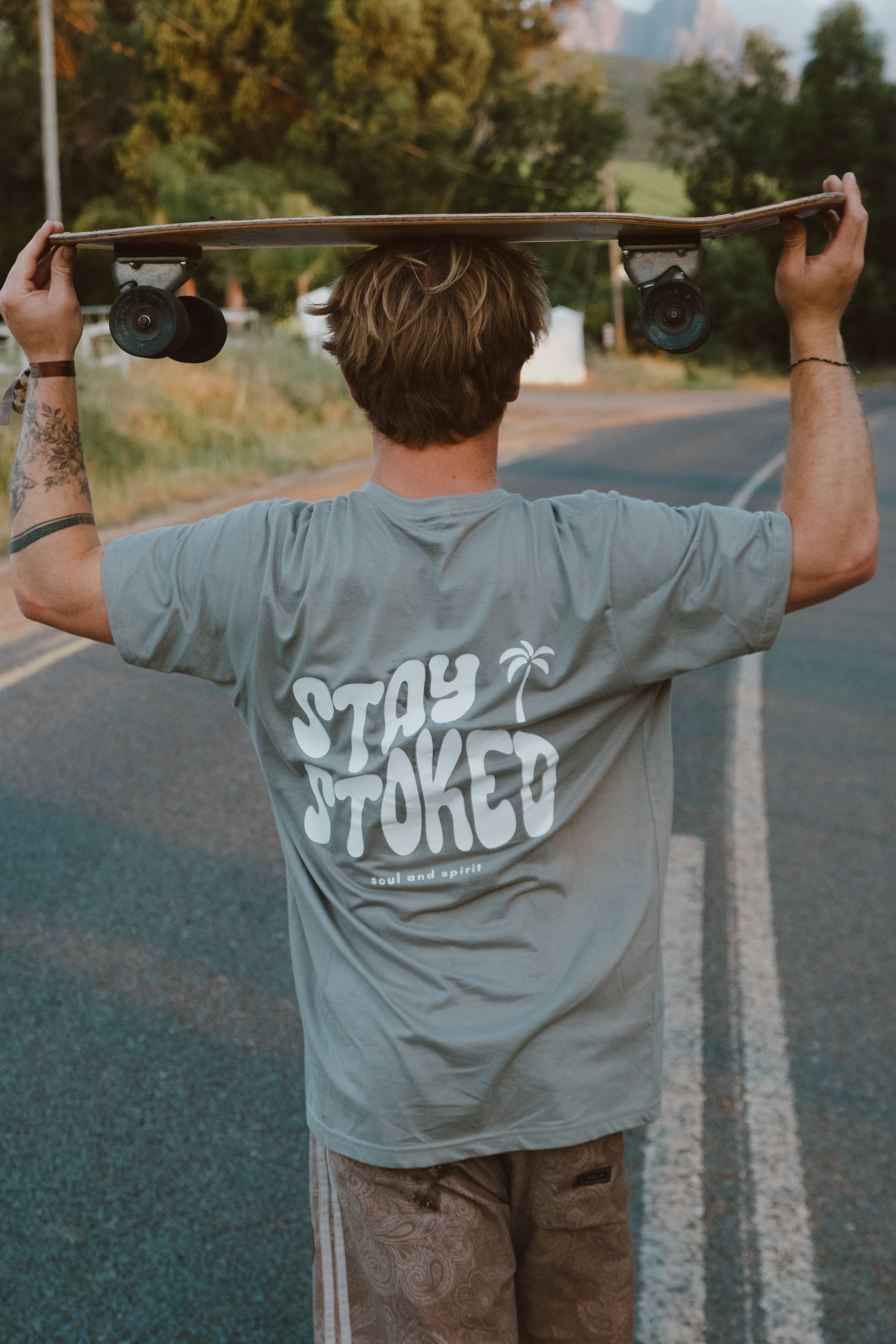 Light Grey Retro T-shirt