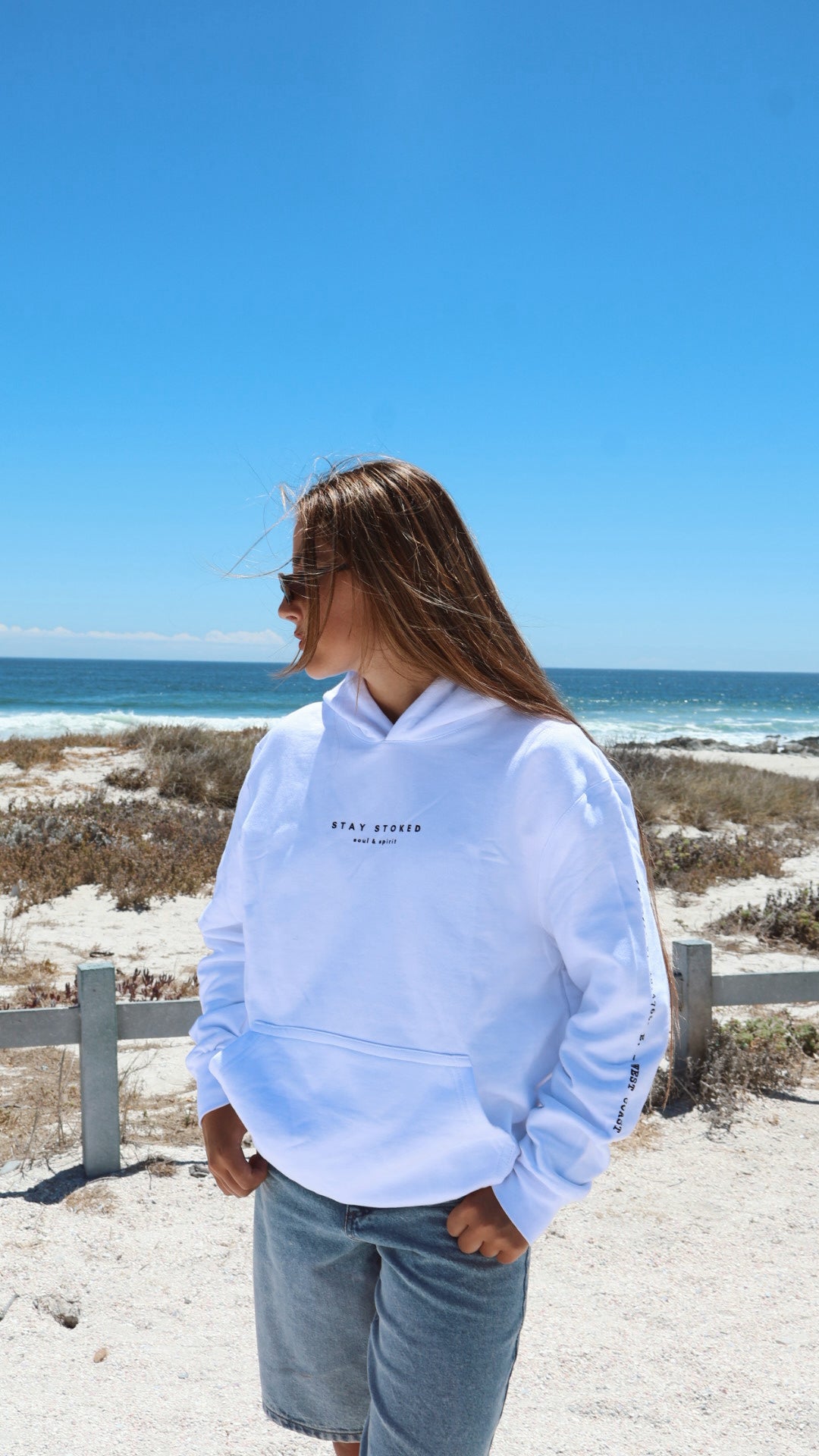 White West Coast Hoodie