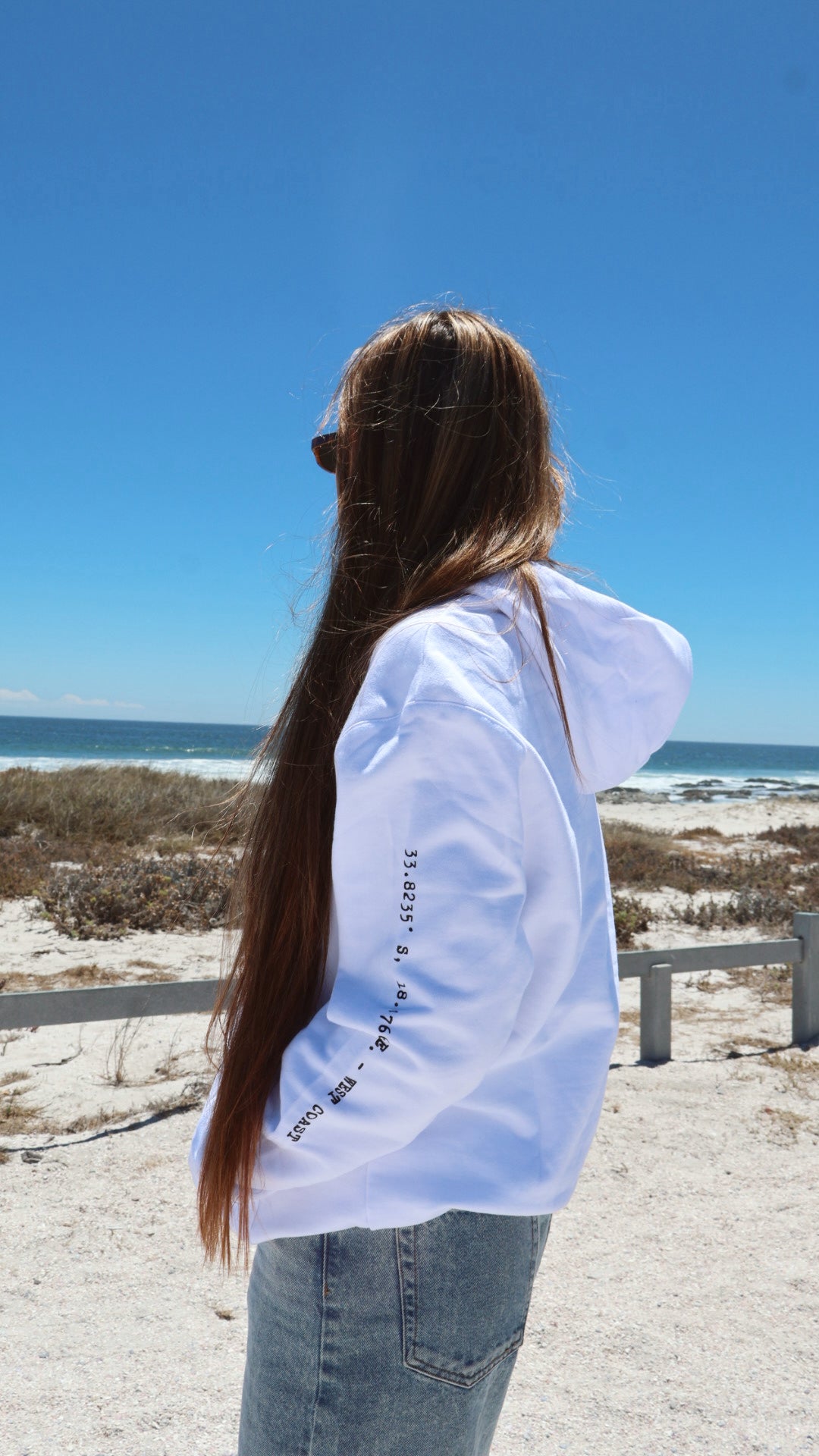 White West Coast Hoodie