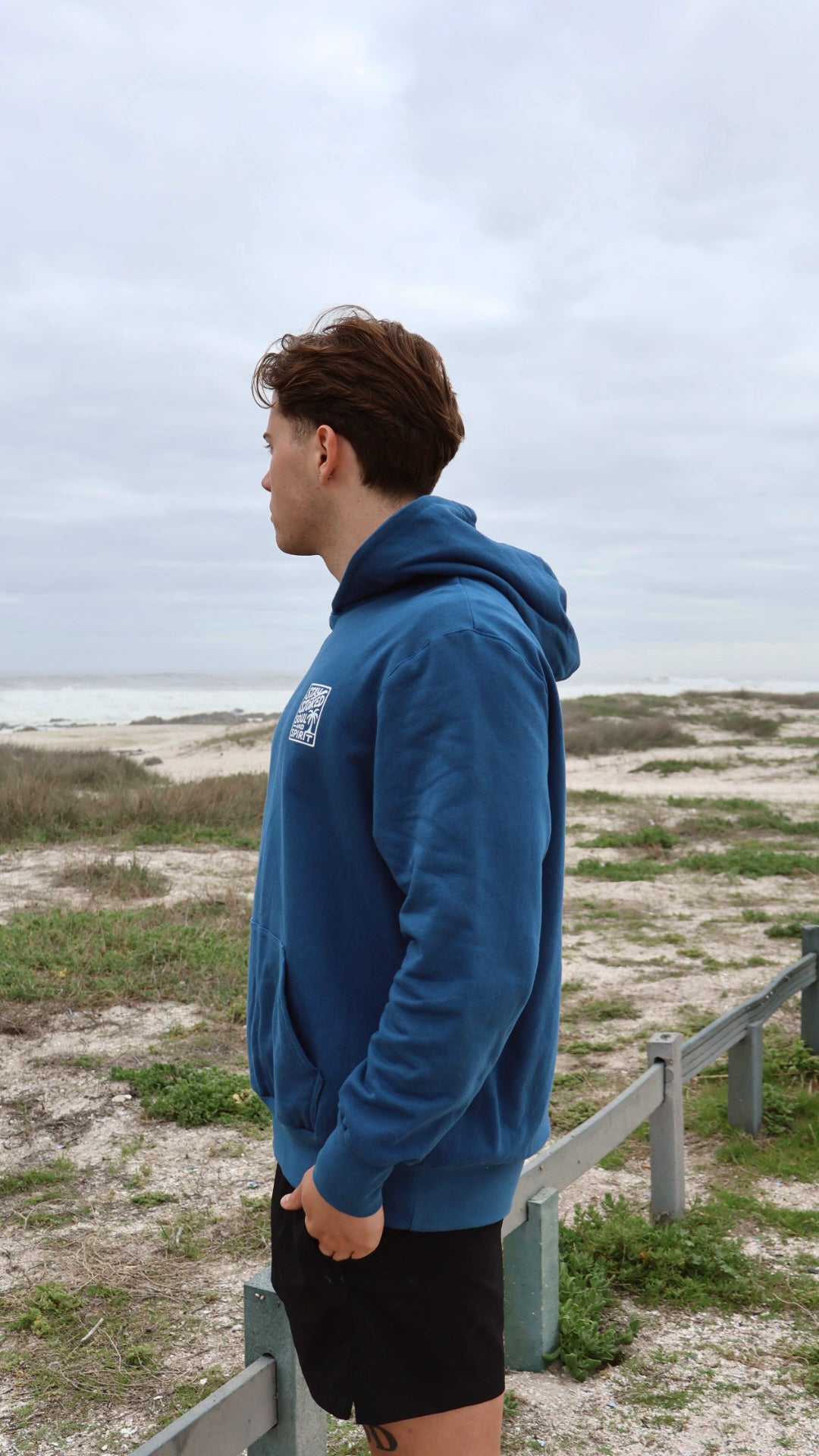 Dark Blue Pacific Hoodie