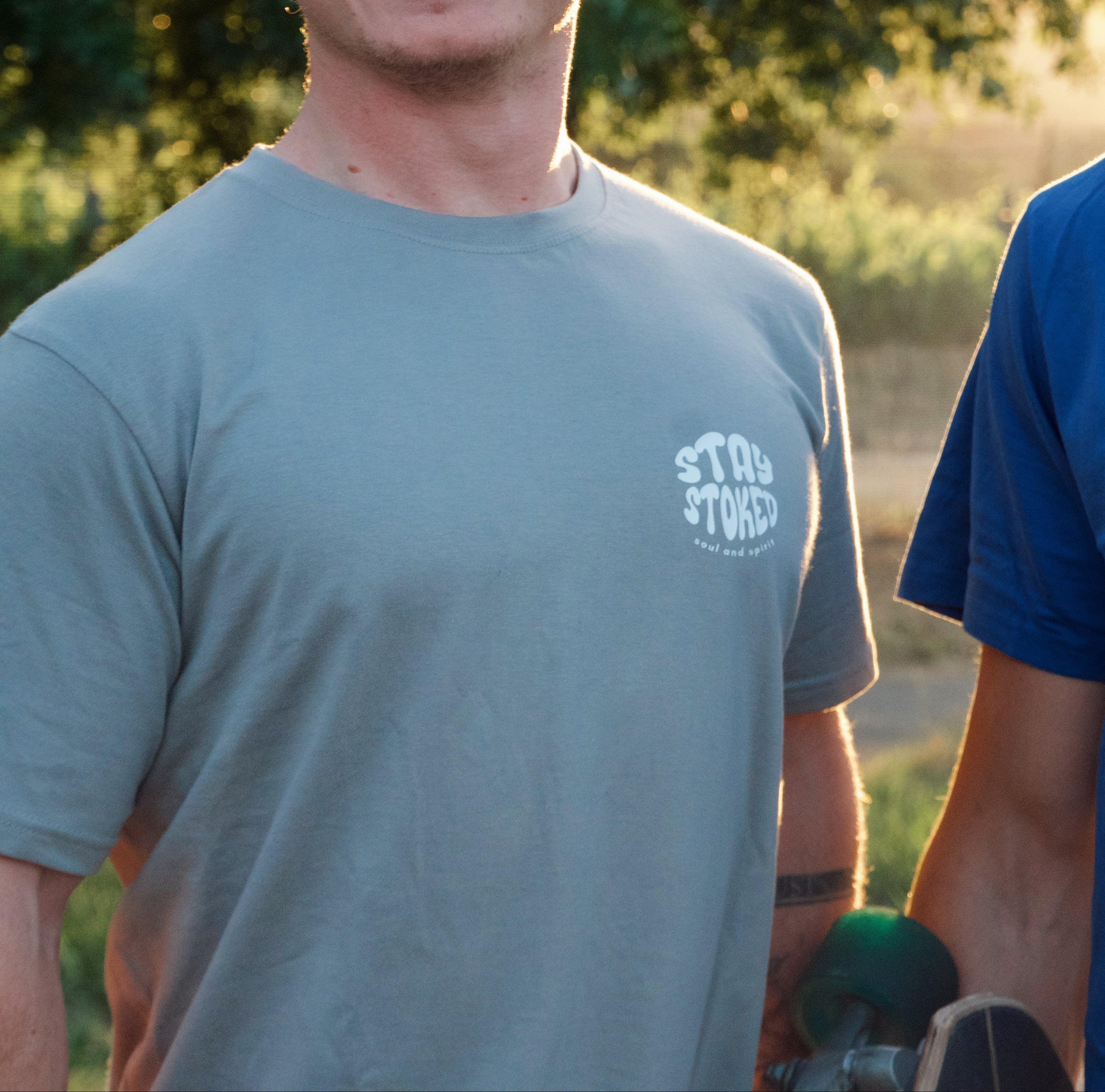 Light Grey Retro T-shirt