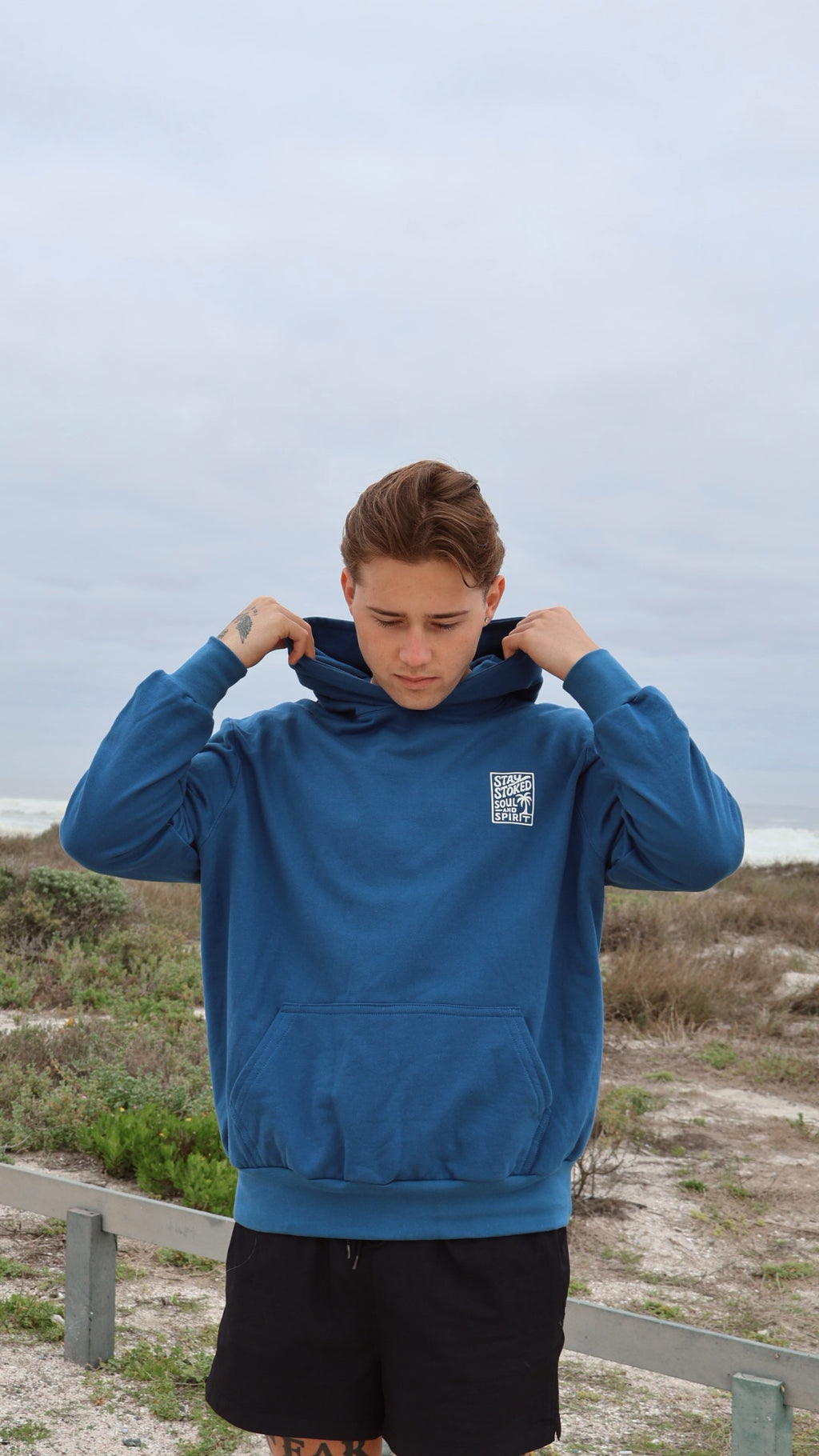 Dark Blue Pacific Hoodie